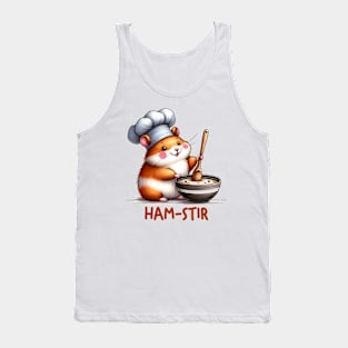 Hamster Cook Funny Quote Hilarious Animal Food Pun Sayings Humor Gift Tank Top